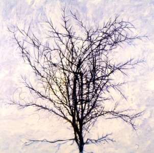 thornbush: pigment and acrylic on canvas