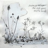 chasing grasshoppers/the child opens/empty hands